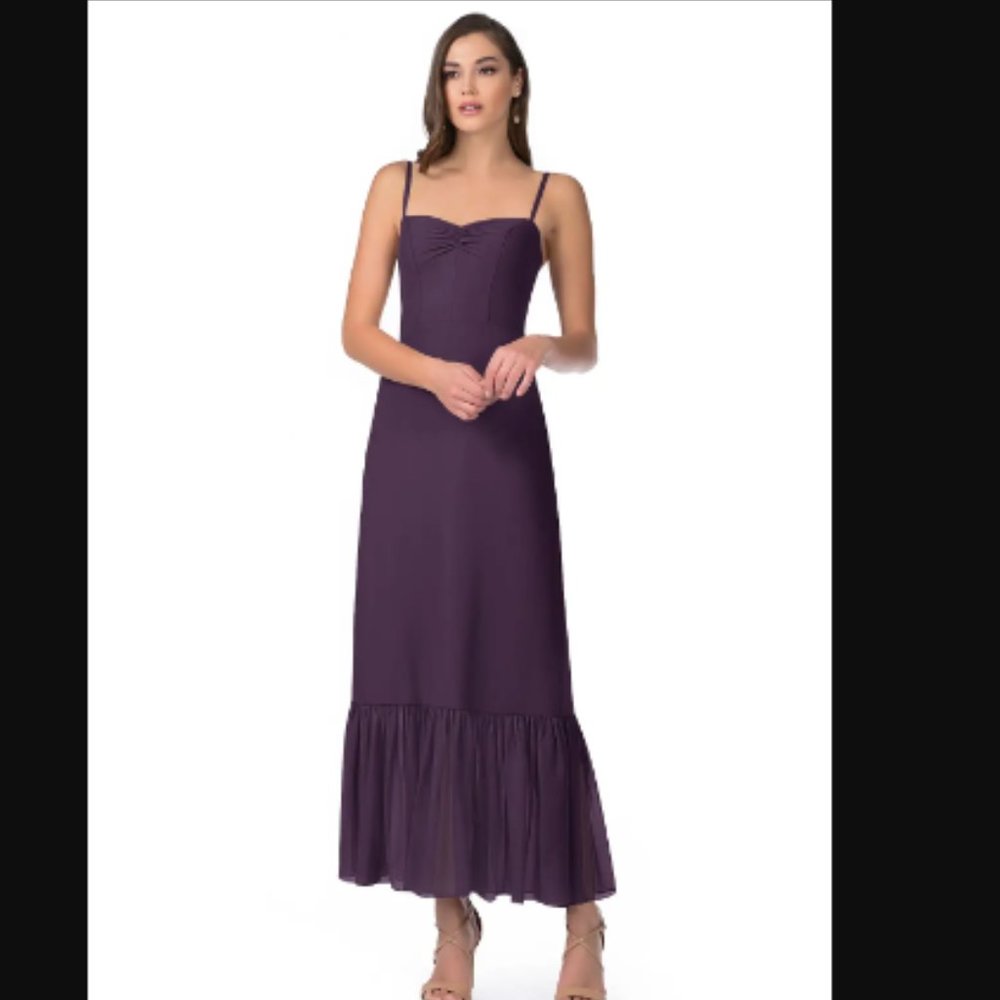 Azazie Justina in Plum A10